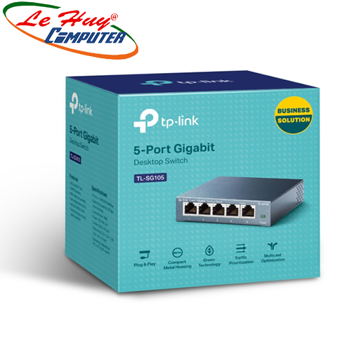 Thiết bị chuyển mạch Switch TP-Link TL-SG105 5-Port Gigabit