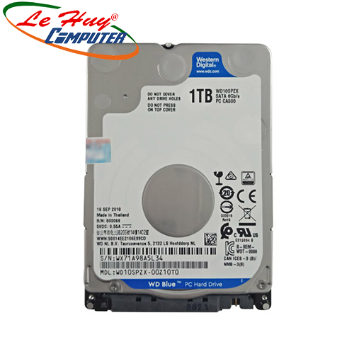 HDD - Ổ Cứng Laptop Western Blue 1TB 2.5 inch SATA III 128MB Cache 5400RPM WD10SPZX