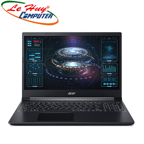 Máy Tính Xách Tay/Laptop Acer Gaming Aspire 7 A715-41G-R150 (NH.Q8SSV.004) (Ryzen 7 3750H/8GB RAM/512GB SSD/GTX1650Ti 4G DDR6/15.6 inch FHD IPS/Win10/Đen)