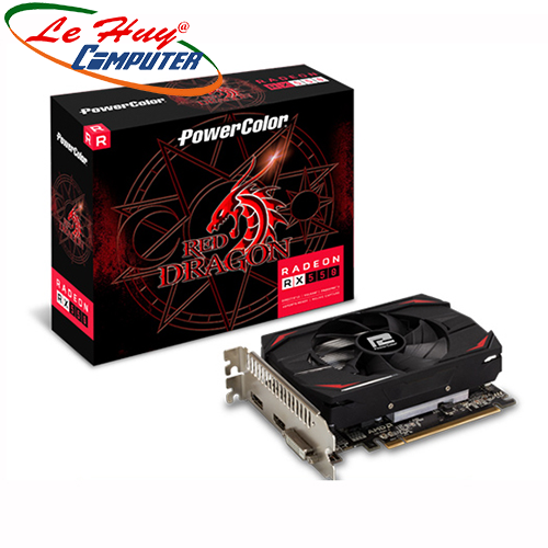 Card Màn Hình - VGA PowerColor Radeon RX550 2G GDDR5 Red Dragon (AXRX 550 2GD5-DH)