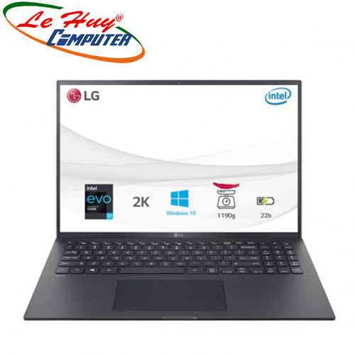 Máy Tính Xách Tay/Laptop LG Gram 16Z90P-G.AH75A5 (i7 1165G7/16GB RAM/512GB SSD/16.0 inch WQXGA/Win10/Đen)