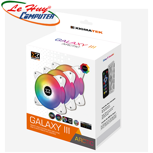 Fan Case Xigmatek Galaxy III Essential BX120 ARTIC ARGB (EN46461)