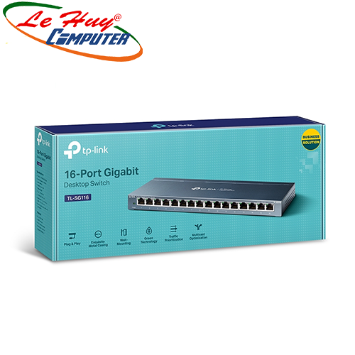 Thiết bị chuyển mạch Switch TP-Link TL-SG116 16-Port 10/100/1000Mbps