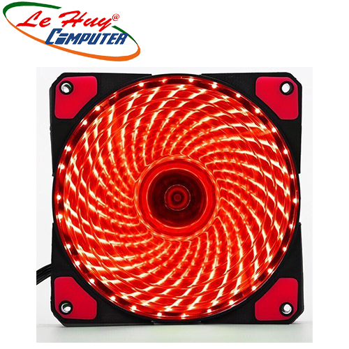 Fan Case 12cm - LED RED 33 Bóng
