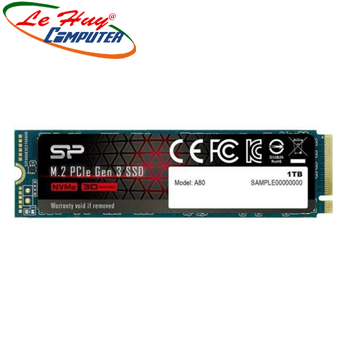 Ổ cứng SSD Silicon Power 1TB A80 M.2 2280 PCIe Gen3x4