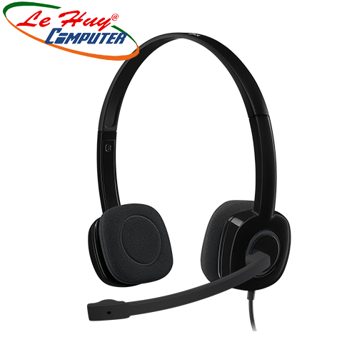 Tai nghe Logitech Headset H151 Âm thanh stereo Mic giảm ồn/ chân cắm 3.5mm