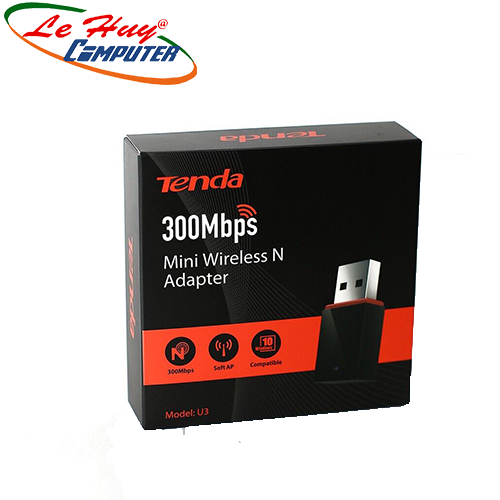 USB WIFI Tenda U3 tốc độ 300Mbps