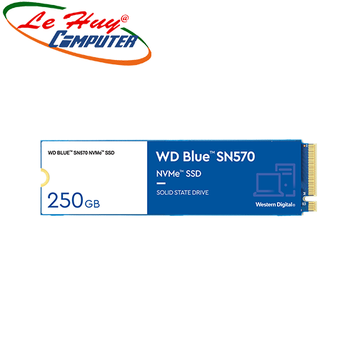 Ổ cứng SSD Western Digital SN570 Blue 250GB M.2 2280 PCIe NVMe 3x4 WDS250G3B0C