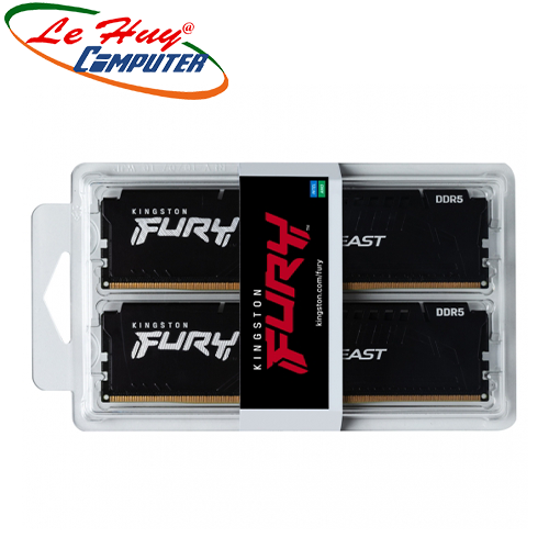 Ram Máy Tính Kingston Fury Beast 32GB (2x16GB) DDR5 5200MHz (KF552C40BBK2-32)