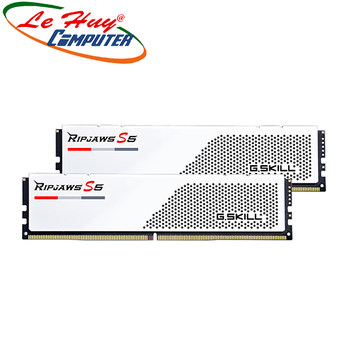 Ram Máy Tính GSKILL Ripjaws S5 White 32GB (2x16GB) DDR5 5600MHz(F5-5600U3636C16GX2-RS5W)