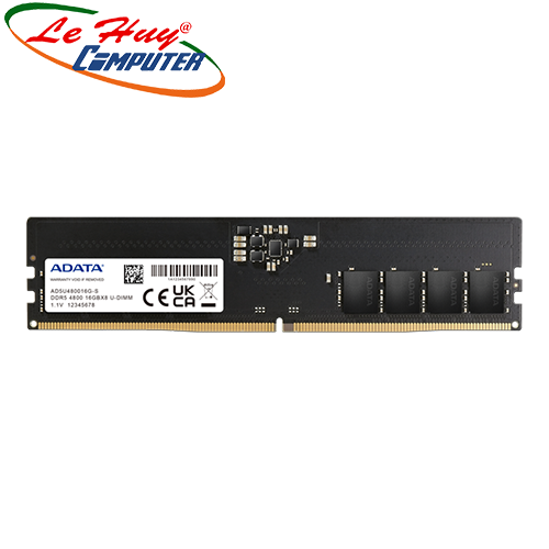 RAM ADATA 16GB (1x16GB) DDR5 4800Mhz (AD5U480016G-S)