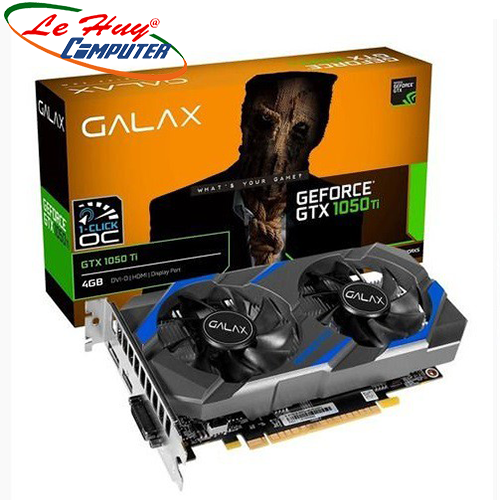 Card Màn Hình - VGA GALAX GeForce GTX 1050 Ti (1-Click OC)