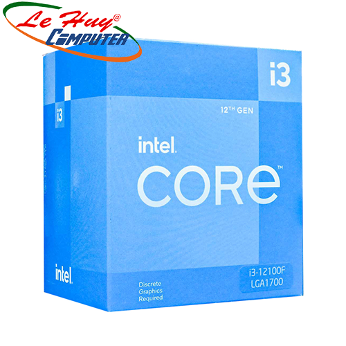 CPU Intel Core i3-12100F Chính Hãng