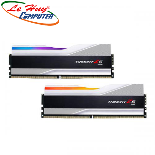 Ram Máy Tính GSKILL Trident Z5 Silver RGB 32GB (2x16GB) DDR5 5600MHz (F5-5600J3636C16GX2-TZ5RS)