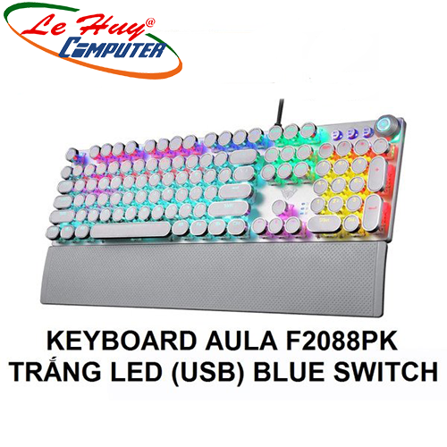 Bàn Phím Cơ AULA F2088 LED Blue Switch