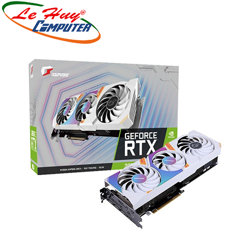 Card Màn Hình - VGA COLORFUL iGame GeForce RTX 3050 Ultra W OC 8G-V