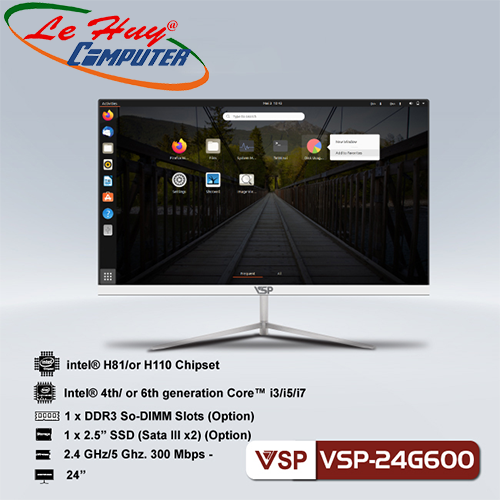 PC All in One VSP 24G600 Intel H110 Chipset