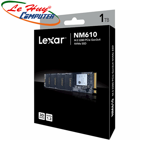 Ổ Cứng SSD Lexar NM610 1TB M.2 2280 NVMe (LNM610-1TRBNA)