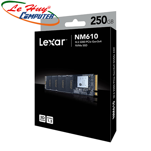Ổ Cứng SSD Lexar NM610 250GB M.2 2280 NVMe (LNM610-250RB)