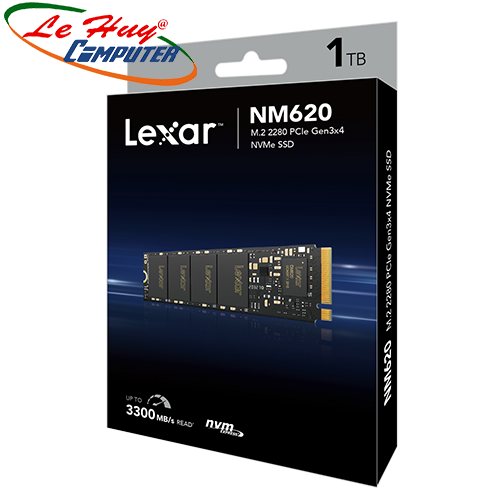 Ổ cứng SSD Lexar NM620 1TB M.2 2280 PCIe NVMe Gen3 x4 LNM620X001T-RNNNG