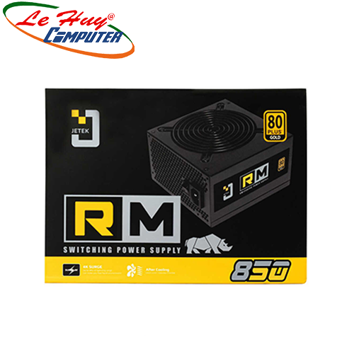 Nguồn máy tính Jetek Rhino RM850 850W 80 Plus Gold