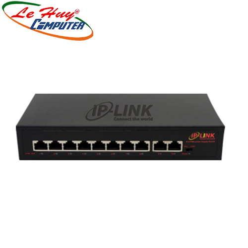 Switch IP-Link IPL-08POE 8 Port PoE + 2 Port Up Link