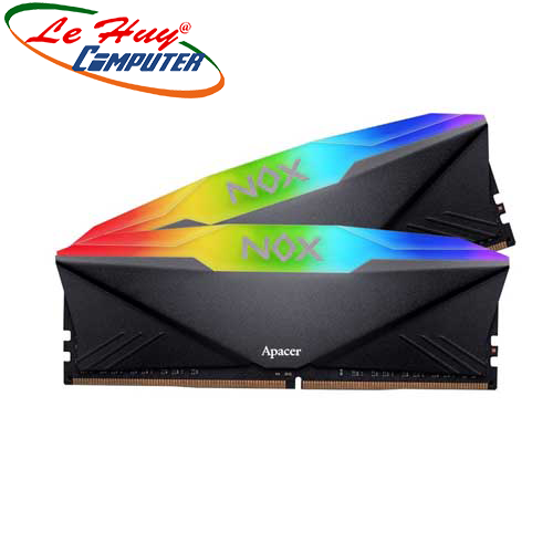 Ram Máy Tính Apacer NOX RGB Black 16GB (8GBx2) DDR4 3600Mhz AH4U16G36C25YNBAA-2