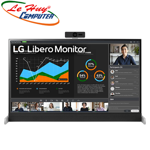 Màn hình LCD LG 27BQ70QC-S 27Inch QHD 75Hz 5ms Webcam Loa
