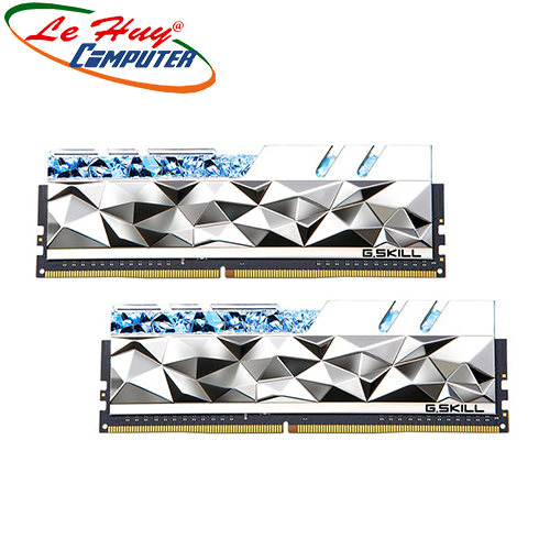 Ram Máy Tính GSKILL Trident Z Royal Elite Silver RGB 32GB DDR4 4000MHz (16GBx2) F4-4000C16D-32GTES