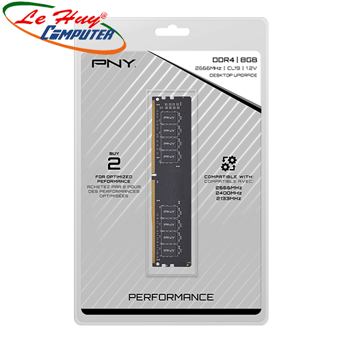 Ram máy tính PNY 8GB DDR4 2666Mhz