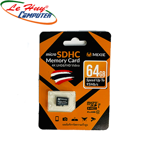 Thẻ nhớ MicroSD Mixie 64GB U3 Class 10
