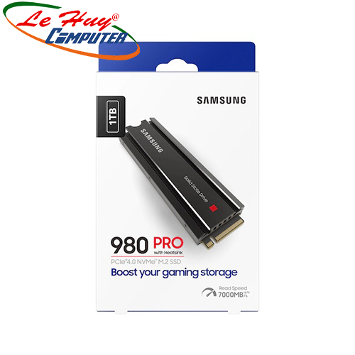 Ổ Cứng SSD Samsung 980 PRO Heatsink 1TB M.2 NVMe Gen4.0x4 MZ-V8P1T0CW