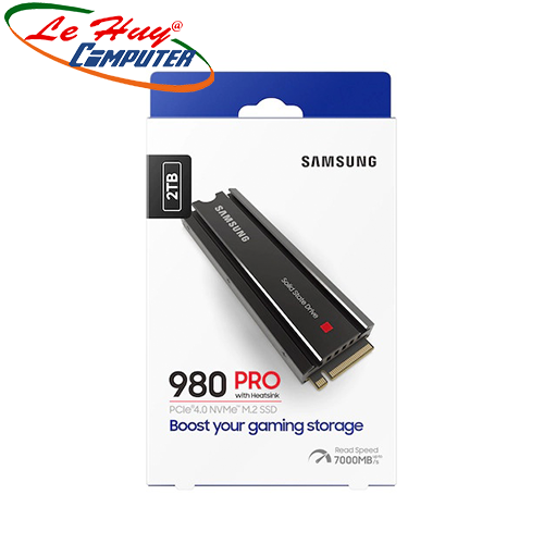 Ổ Cứng SSD Samsung 980 PRO Heatsink 2TB M.2 NVMe Gen4.0x4 MZ-V8P2T0CW