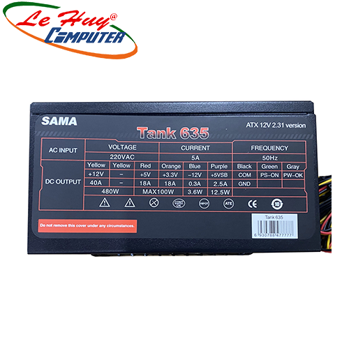 Nguồn máy tính SAMA TANK 635 500W