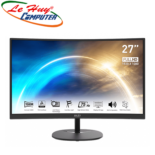 Màn hình LCD Cong MSI Pro MP271C 27Inch FullHD 75Hz VA 5ms
