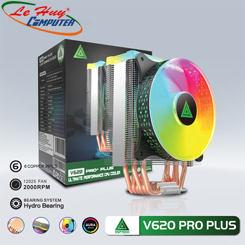 Tản Nhiệt CPU VSP V620 Pro Plus Led ARGB