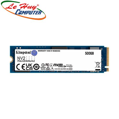 Ổ cứng SSD Kingston NV2 500GB PCIe Gen4x4 NVMe M.2 (SNV2S/500G)