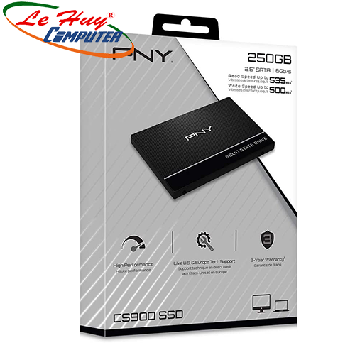 Ổ cứng SSD PNY CS900 250GB 2.5Inch SATA III