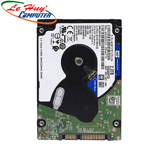 HDD - Ổ Cứng Laptop WD 2TB Blue 2.5 inch 5400RPM SATA3 128MB Cache (WD20SPZX)