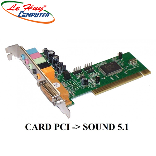 Card âm thanh PCI sang Sound 5.1