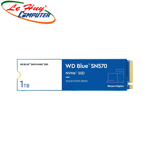Ổ cứng SSD Western Digital SN570 Blue 1TB M.2 2280 PCIe NVMe 3x4 WDS100T3B0C