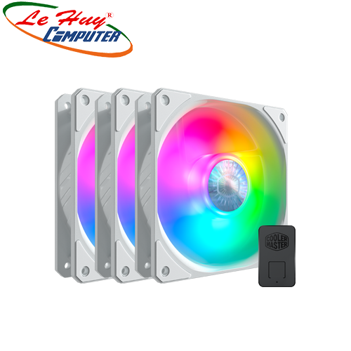 Fan Case Cooler Master SICKLEFLOW 120 ARGB WHITE EDITION 3 IN 1