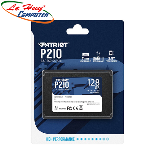 Ổ cứng SSD PATRIOT P210 128GB 2.5inch SATA III P210S128G25