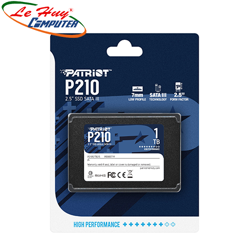 Ổ cứng SSD PATRIOT P210 1TB 2.5inch SATA III P210S1TB25