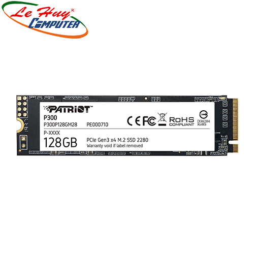 Ổ cứng SSD PATRIOT P300 128GB M.2 2280 NVMe Gen 3x4 P300P128GM28