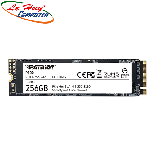 Ổ cứng SSD PATRIOT P300 256GB M.2 2280 NVMe Gen 3x4 P300P256GM28