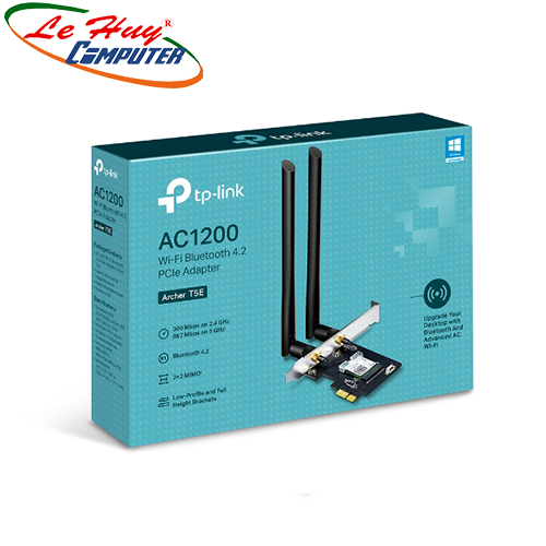 Card mạng không dây PCIe TP-Link Archer T5E AC1200Mbps Bluetooth