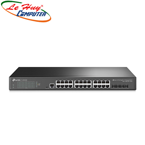 Thiết bị chuyển mạch Switch TP-Link TL-SG3428X JetStream 24-Port Gigabit L2+ Managed Switch with 4 10GE SFP+ Slots
