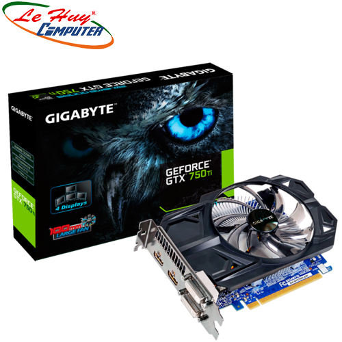 Card Màn Hình - VGA GIGABYTE GeForce GTX 750 Ti 2G GDDR5 (GV-N75TD5-2GI) Renew BH 3 Năm