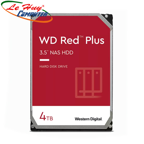 Ổ Cứng HDD Western Red Plus 4TB 3.5inch SATA III 256MB Cache 5400RPM WD40EFPX